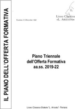 Piano Triennale dell'Offerta Formativa aa.ss. 2019-22 - Liceo Classico "L. ARIOSTO" - Liceo Ariosto