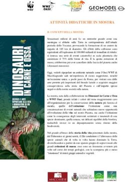 ATTIVITÀ DIDATTICHE IN MOSTRA - Dinosauri in Carne e Ossa