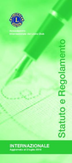 INTERNAZIONALE - Lions Clubs International