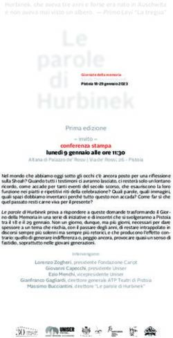 Hurbinek, che aveva tre anni e forse era nato in Auschwitz e non aveva mai visto un albero - Primo Levi "La tregua" - Teatri di Pistoia