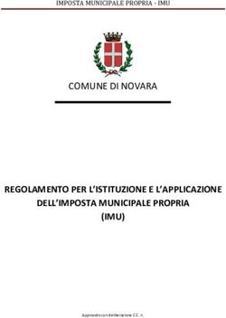 COMUNE DI NOVARA REGOLAMENTO PER L'ISTITUZIONE E L'APPLICAZIONE DELL'IMPOSTA MUNICIPALE PROPRIA (IMU)