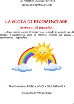 LA GIOIA DI RICOMINCIARE - intrecci di emozioni - ISTITUTO COMPRENSIVO ...