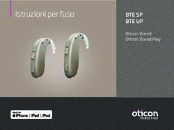 Istruzioni per l'uso BTE SP BTE UP - Oticon Xceed Oticon Xceed Play - NET