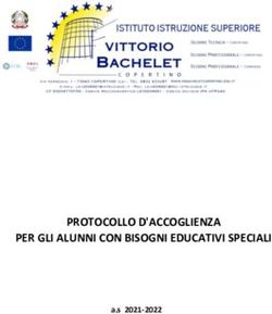 PROTOCOLLO D'ACCOGLIENZA PER GLI ALUNNI CON BISOGNI EDUCATIVI SPECIALI - a.s 2021-2022