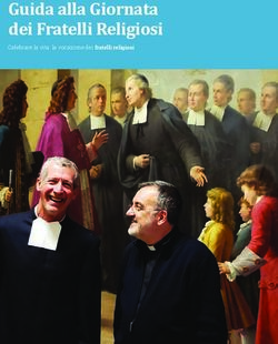 Guida alla Giornata dei Fratelli Religiosi - Celebrare la vita la vocazione dei fratelli religiosi - Religious Brothers
