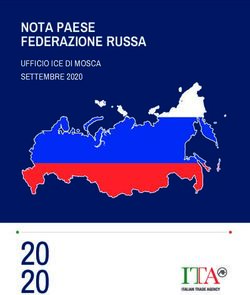 20 NOTA PAESE FEDERAZIONE RUSSA UFFICIO ICE DI MOSCA SETTEMBRE 2020 - Gimav