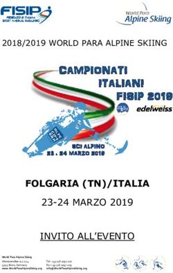 FOLGARIA (TN)/ITALIA 23-24 MARZO 2019 INVITO ALL'EVENTO