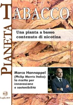 ABACCO contenuto di nicotina - n. 7 - Pianeta Tabacco