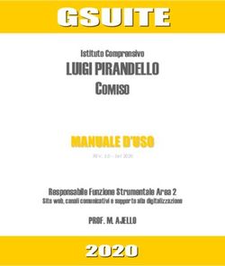 MMAANNUUAALLEE DD''UUSSOO - LUIGI PIRANDELLO COMISO - Scuola Pirandello Comiso