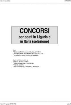 CONCORSI per posti in Liguria e in Italia (selezione) - Certificazione Competenze