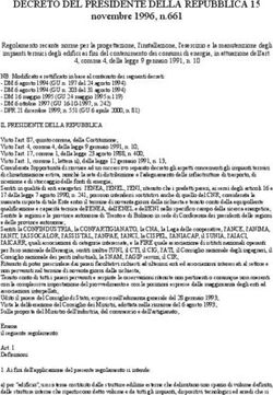 DECRETO DEL PRESIDENTE DELLA REPUBBLICA 15 - novembre 1996, n.661