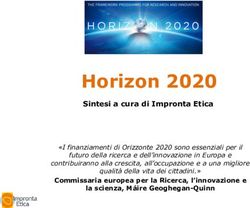 Horizon 2020 - Impronta Etica