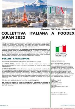 COLLETTIVA ITALIANA A FOODEX JAPAN 2022 - Agenzia ICE