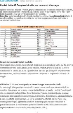 I turisti italiani? Campioni di stile, ma rumorosi e taccagni