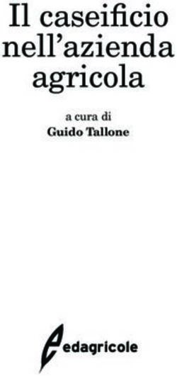 Il caseificio nell'azienda agricola - Guido Tallone a cura di - Edagricole