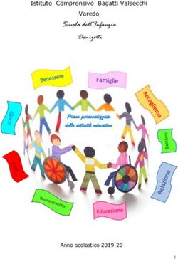 Scuola dell'Infanzia Donizetti - Istituto Comprensivo Bagatti Valsecchi Varedo - Piano personalizzato - IC BAGATTI VALSECCHI