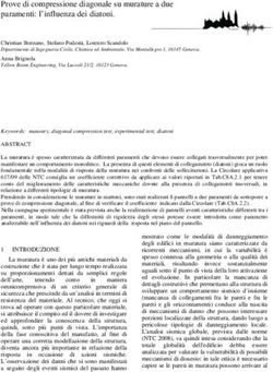 Prove di compressione diagonale su murature a due paramenti: l'influenza dei diatoni.