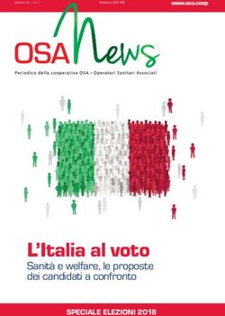 L'Italia al voto Sanità e welfare, le proposte dei candidati a confronto - SPECIALE ELEZIONI 2018 - Cooperativa. OSA