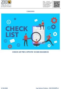 CHECK LIST PER L'ATTIVITA' DI DUE DILIGENCE - CONSULENZA 27/04/2020 - ZED ...