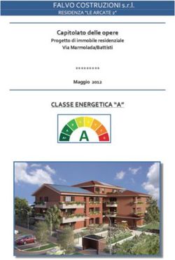 CLASSE ENERGETICA "A" - Capitolato delle opere Progetto di immobile residenziale Via Marmolada/Battisti Maggio 2012
