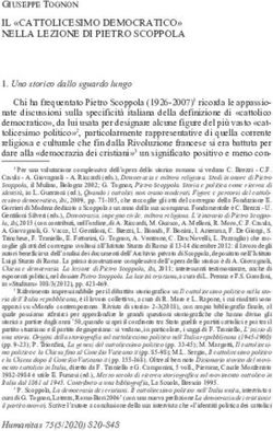 IL "CATTOLICESIMO DEMOCRATICO" NELLA LEZIONE DI PIETRO SCOPPOLA