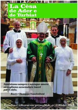 Periodico d'informazione parrocchiale - n 3 Ottobre 2019 - Seminiamo sempre e ovunque amore se vogliamo accumulare tesori per il cielo. Beato ...