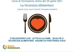La Sicurezza Alimentare - &Egrave; NECESSARIO CHE LOTTA ALLA FAME, QUALITA' E SICUREZZA ALIMENTARE VADANO DI PARI PASSO (FAO) - Banco Alimentare
