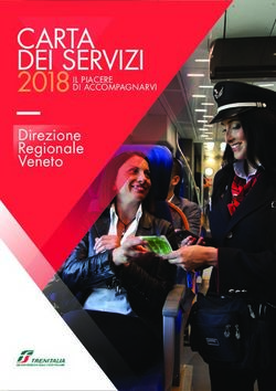 CARTA DEI SERVIZI 2018 - Trenitalia