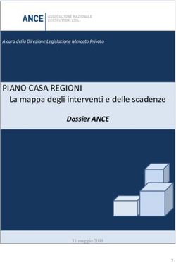 PIANO CASA REGIONI La mappa degli interventi e delle scadenze - Dossier ANCE