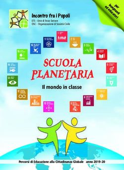 Incontro fra i Popoli - SCUOLA PLANETARIA Il mondo in classe