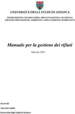 Manuale per la gestione dei rifiuti - UNIVERSIT&Agrave; DEGLI STUDI DI GENOVA - DINOGMI