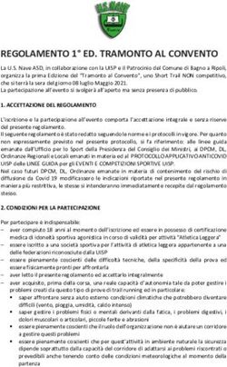 REGOLAMENTO 1 ED. TRAMONTO AL CONVENTO - UISP ...