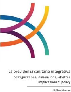 La previdenza sanitaria integrativa - configurazione, dimensione, effetti e implicazioni di policy di Aldo Piperno