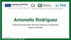 Antonello Rodriguez Professional Responsabile repertorio, Professioni e Certificazione Regione Lombardia - Fondo Sociale Europeo