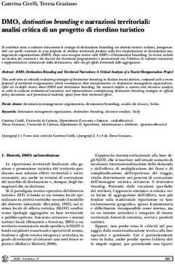 DMO, destination branding e narrazioni territoriali: analisi critica di un progetto di riordino turistico - AGEI