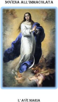 NoveNa all'Immacolata - l' ave marIa - Diocesi Trani