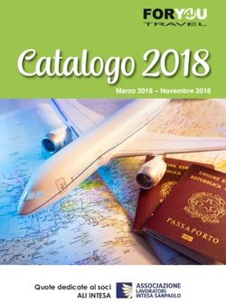 Catalogo 2018 Marzo 2018 - Novembre 2018 - Quote dedicate ai soci ALI INTESA