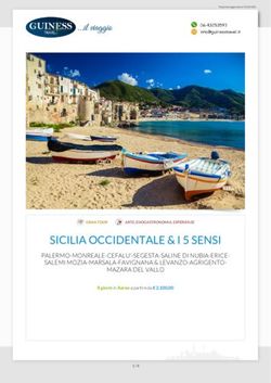 SICILIA OCCIDENTALE & I 5 SENSI - Guiness Travel