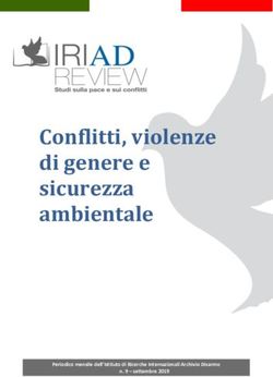 Conflitti, violenze di genere e sicurezza ambientale - Periodico mensile dell'Istituto di Ricerche Internazionali Archivio Disarmo n. 9 ...