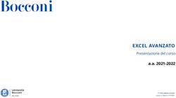 EXCEL AVANZATO a.a. 2021-2022 - Presentazione del corso
