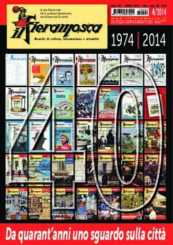 Da quarant'anni uno sguardo sulla citt&agrave; 4/2014 - Editrice Rotas