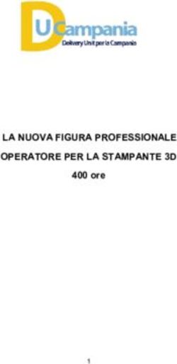 LA NUOVA FIGURA PROFESSIONALE OPERATORE PER LA STAMPANTE 3D - 400 ore