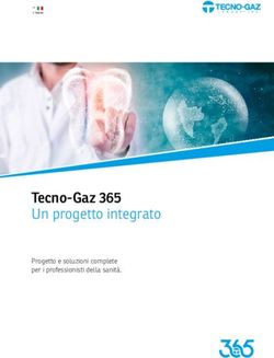 Tecno-Gaz 365 Un progetto integrato - Progetto e soluzioni complete per i professionisti della sanit&agrave;.