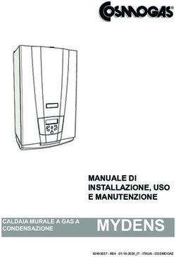 MYDENS MANUALE DI INSTALLAZIONE, USO E MANUTENZIONE - Cosmogas