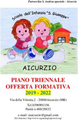 PIANO TRIENNALE OFFERTA FORMATIVA 2019 - 2022 Via della Vittoria,2 -20886Aicurzio (MB) - Regina degli ...