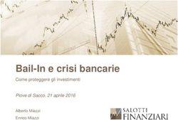 Bail-In e crisi bancarie - Come proteggere gli investimenti Piove di Sacco, 21 aprile 2016 - Alberto Miazzi, CFA
