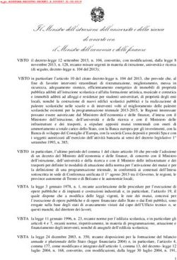 Il Ministro dell'istruzione, dell'universit&agrave; e della ricerca di concerto con il Ministro dell'economia e delle finanze