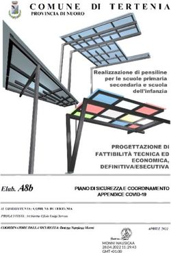 8b PIANO DI SICUREZZA E COORDINAMENTO APPENDICE COVID-19 - Comune di Tertenia
