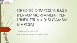 CREDITO D'IMPOSTA R&S E IPER-AMMORTAMENTI PER L'INDUSTRIA 4.0: SI CAMBIA MARCIA! - Credito d'imposta R&S Iper-ammortamenti "Industria 4.0"