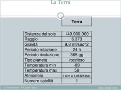 La Terra - Università della Terza Età S. Donato S. Giuliano